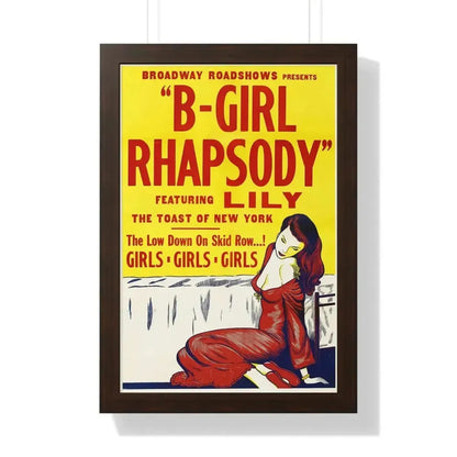 B GIRL RHAPSODY 1952 - Framed Movie Poster - The Sticker Space