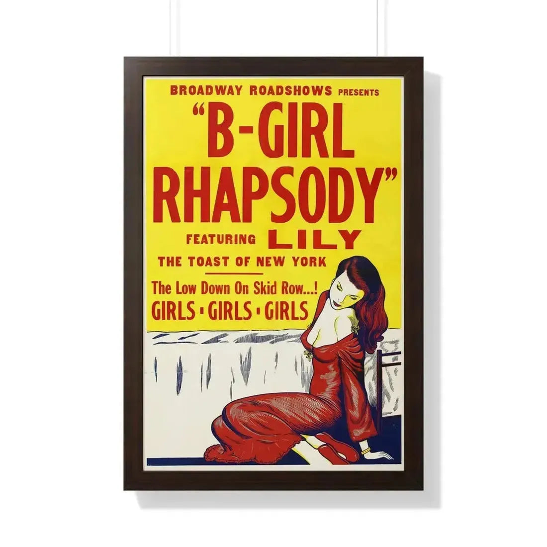 B GIRL RHAPSODY 1952 - Framed Movie Poster - The Sticker Space