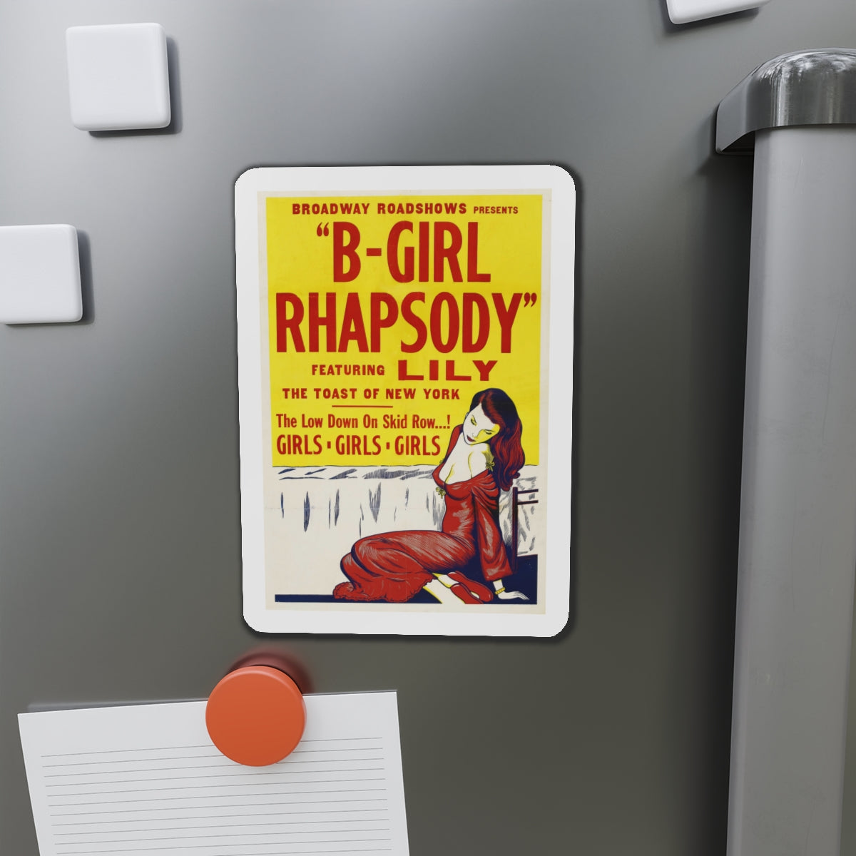 B GIRL RHAPSODY 1952 Movie Poster - Die-Cut Magnet-The Sticker Space