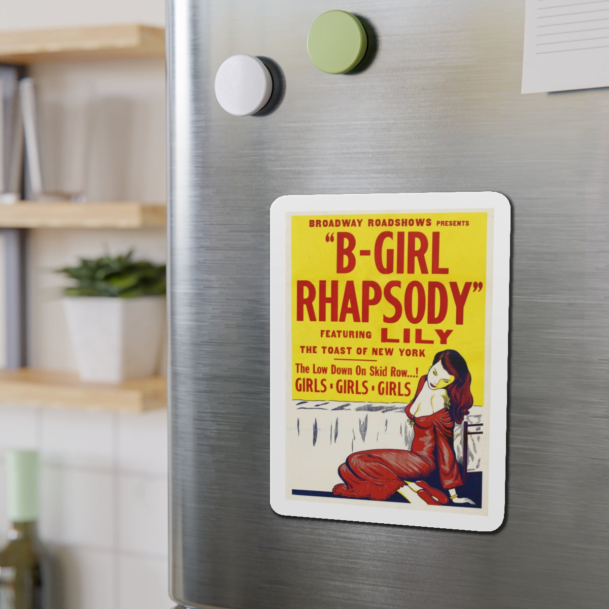 B GIRL RHAPSODY 1952 Movie Poster - Die-Cut Magnet-The Sticker Space