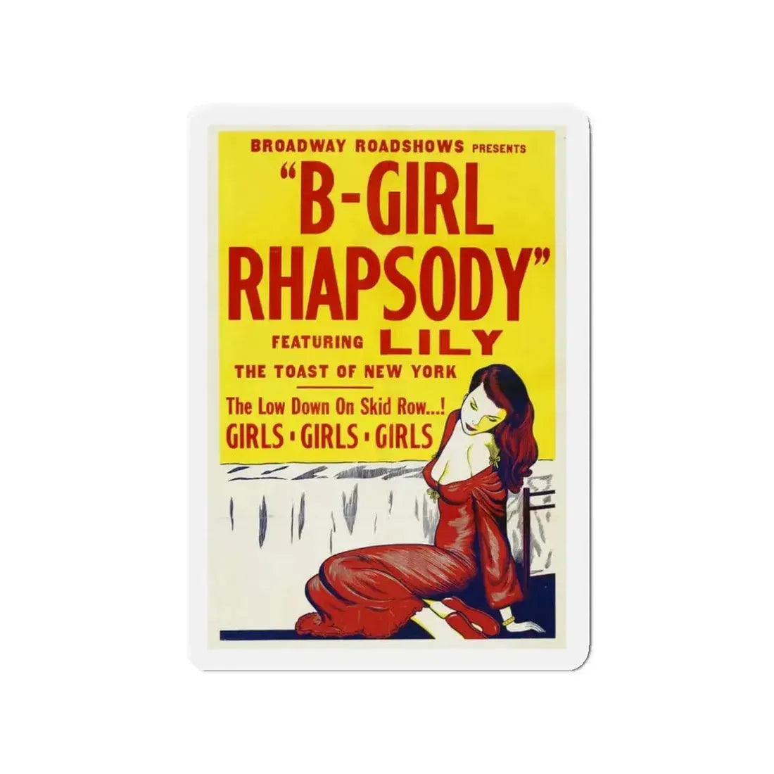 B GIRL RHAPSODY 1952 Movie Poster - Refrigerator Magnet - The Sticker Space