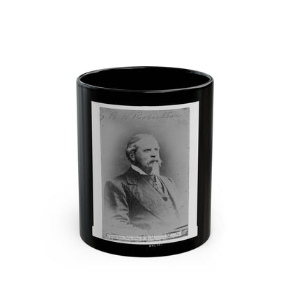 B.H. Robertson, Va. (U.S. Civil War) Black Coffee Mug-11oz-The Sticker Space