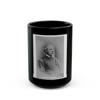 B.H. Robertson, Va. (U.S. Civil War) Black Coffee Mug-15oz-The Sticker Space