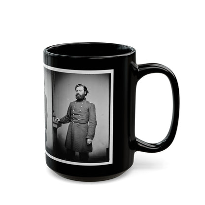 B.J. Sweet (U.S. Civil War) Black Coffee Mug-The Sticker Space