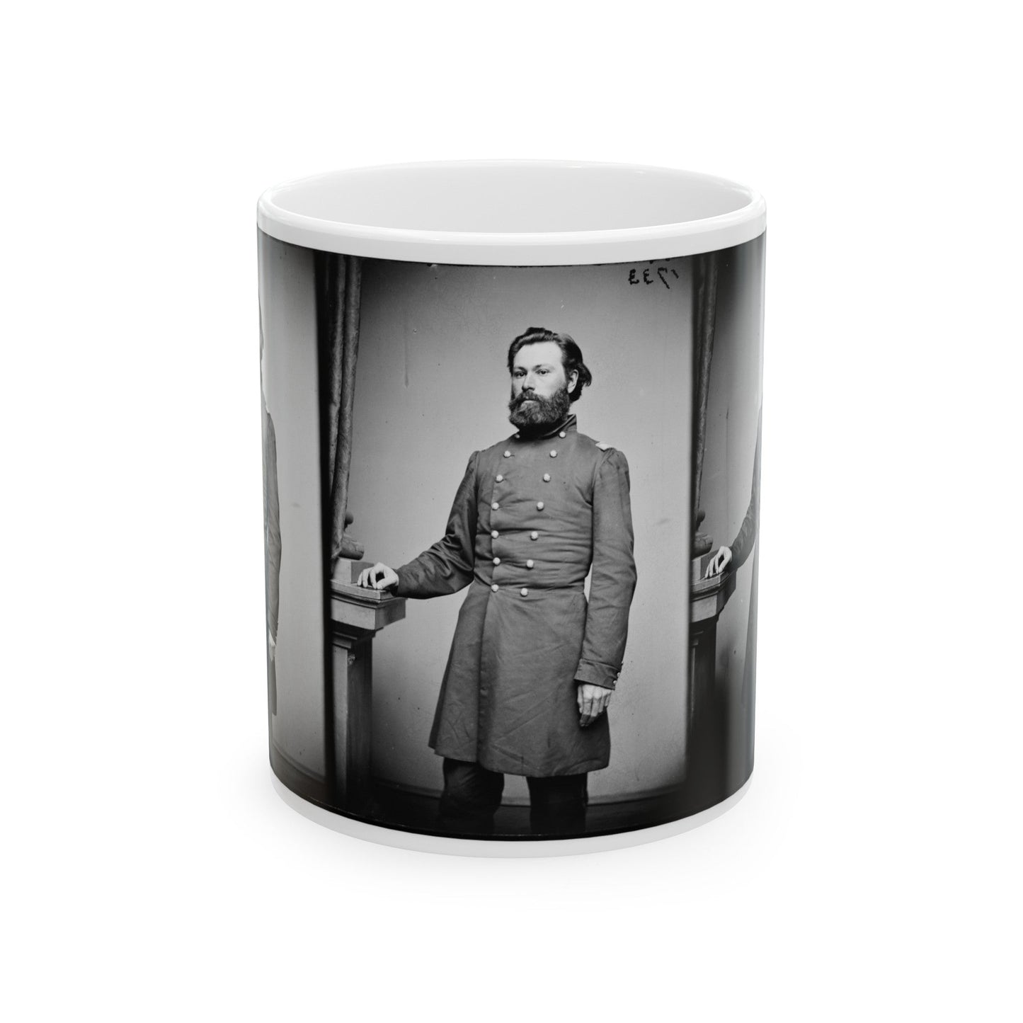 B.J. Sweet (U.S. Civil War) White Coffee Mug-11oz-The Sticker Space