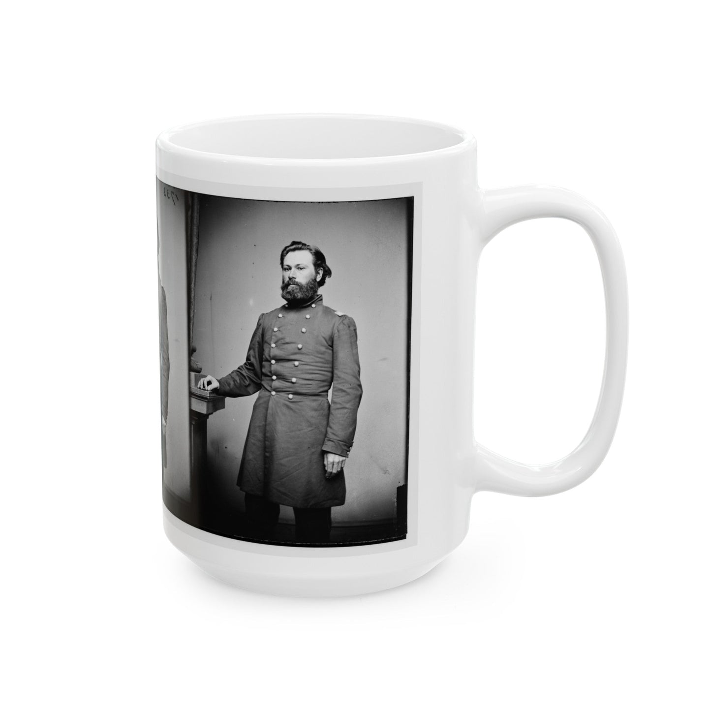 B.J. Sweet (U.S. Civil War) White Coffee Mug-The Sticker Space