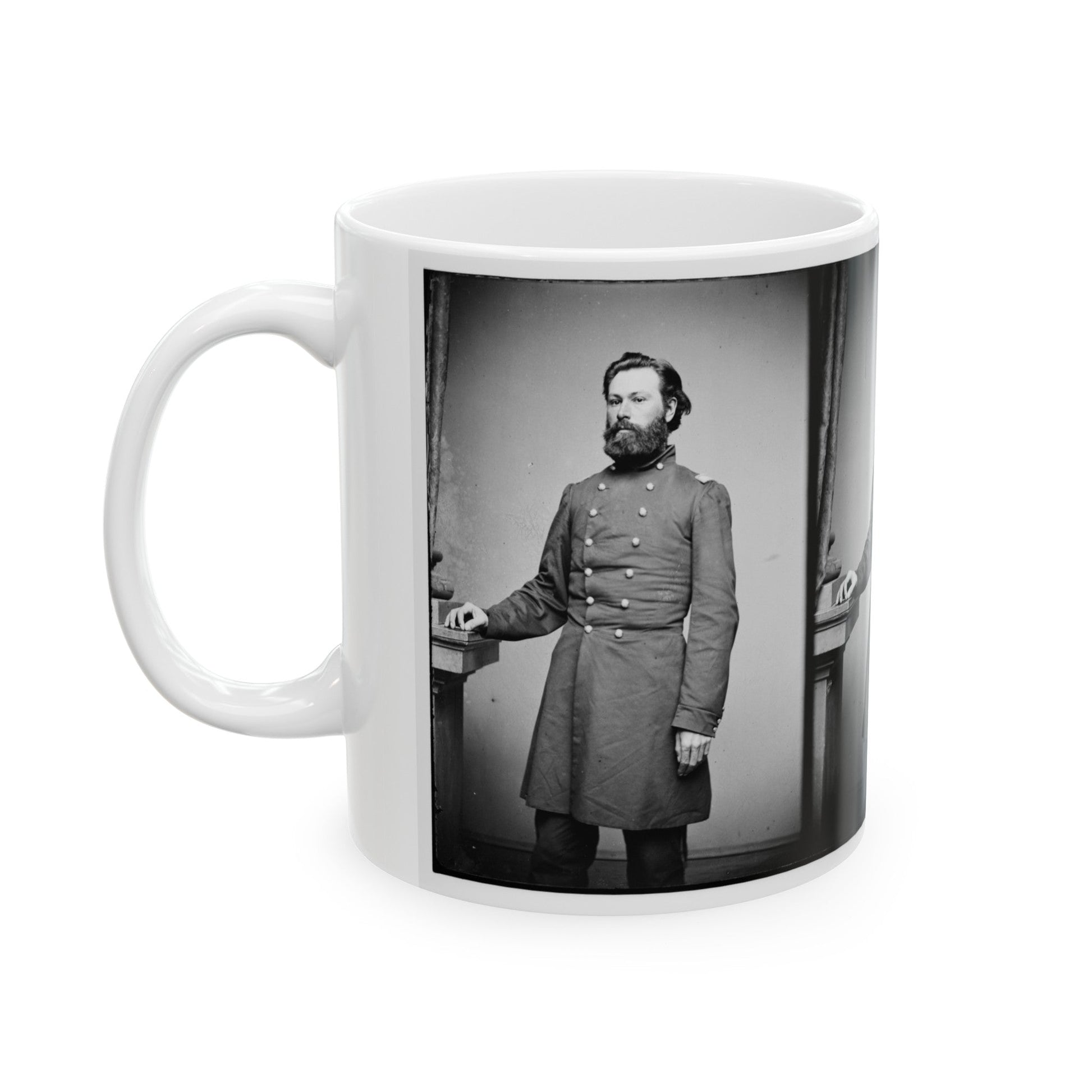 B.J. Sweet (U.S. Civil War) White Coffee Mug-The Sticker Space