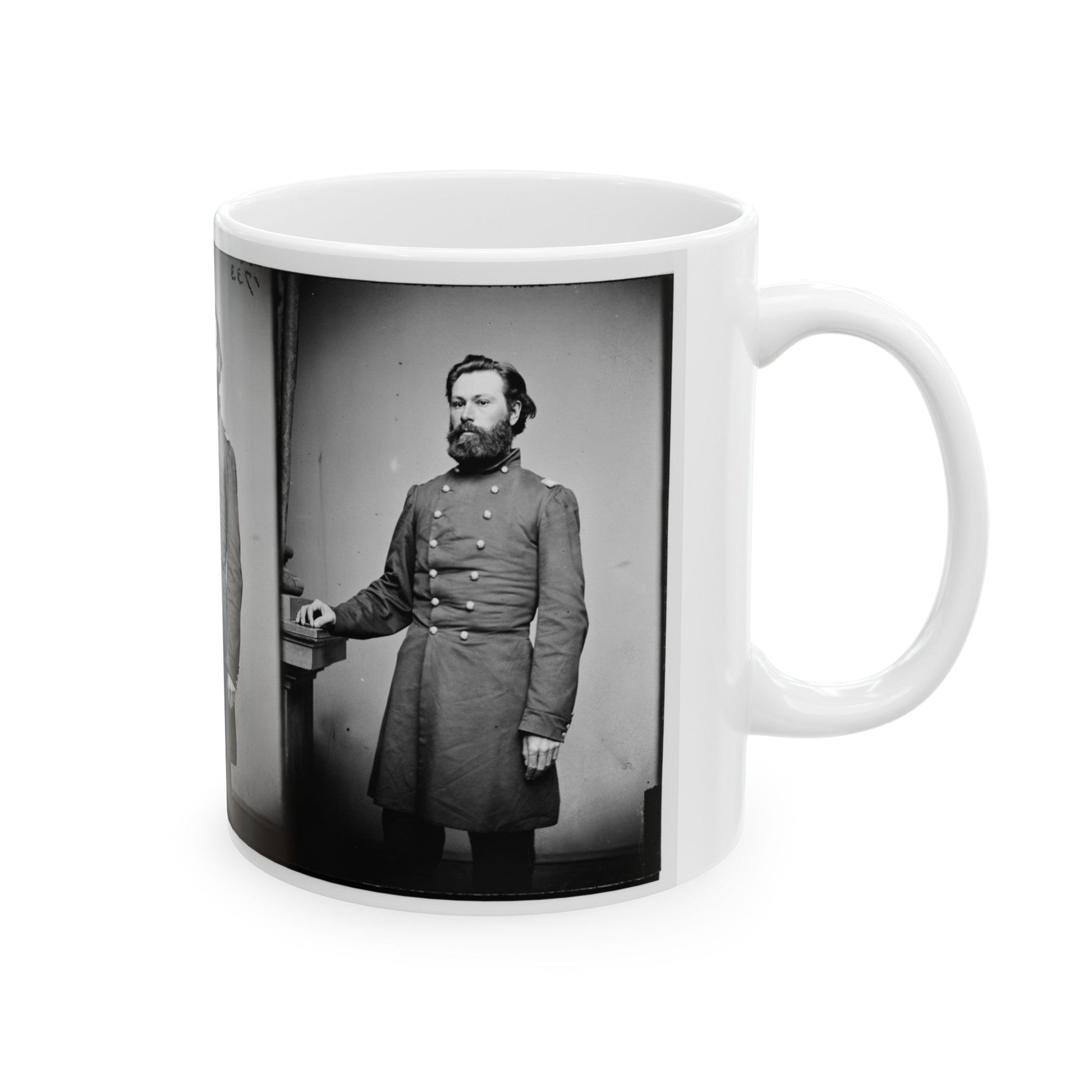 B.J. Sweet (U.S. Civil War) White Coffee Mug-The Sticker Space