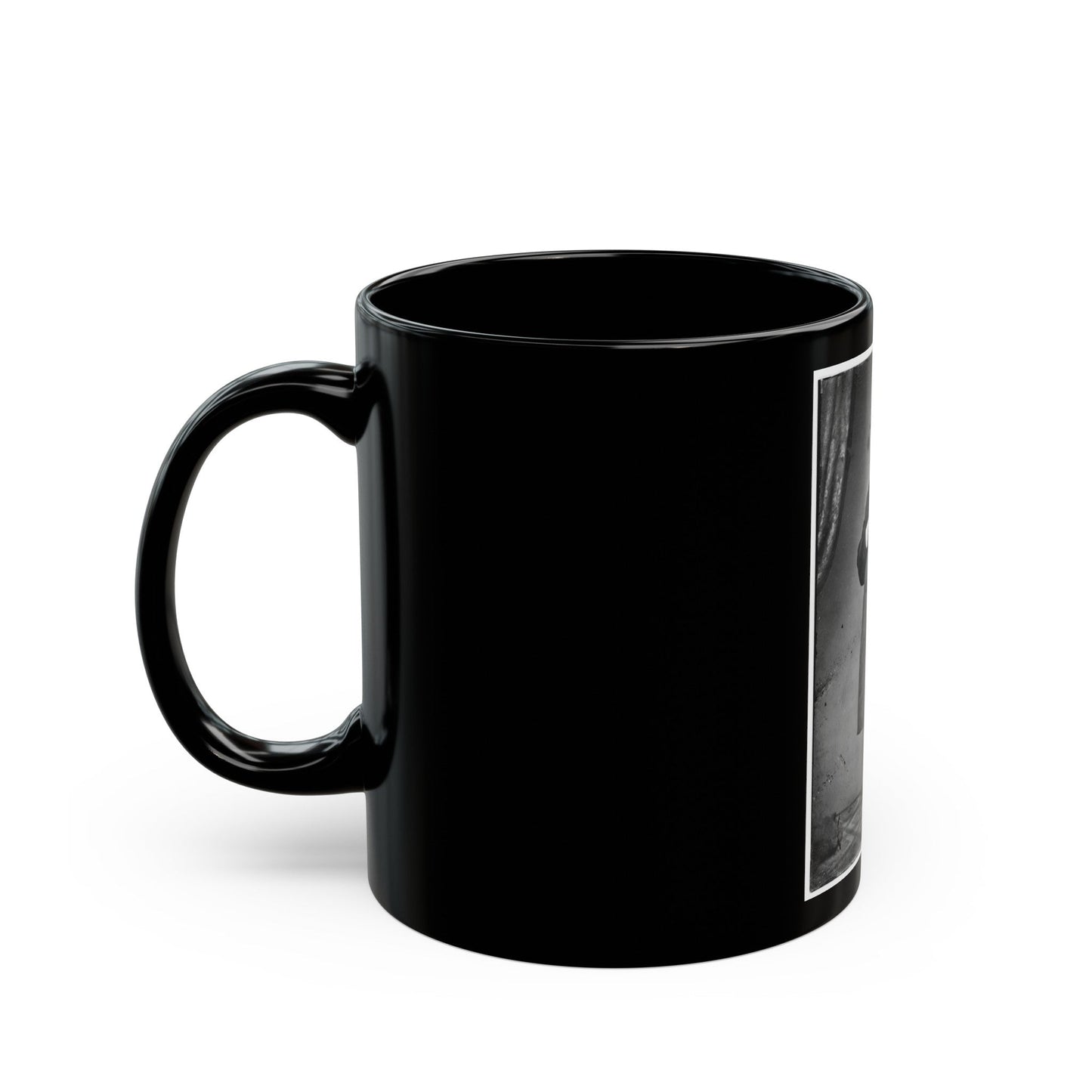 B.P. Poore (U.S. Civil War) Black Coffee Mug-The Sticker Space