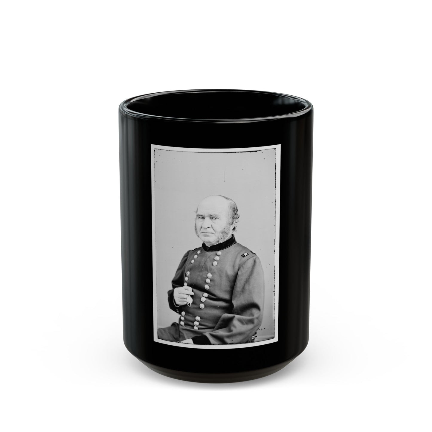 B.S. Roberts, Vermont (U.S. Civil War) Black Coffee Mug-15oz-The Sticker Space