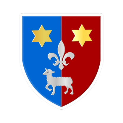 Baard wapen (Netherlands) (Coat of Arms) STICKER Vinyl Kiss-Cut Decal 2 Inch White - The Sticker Space