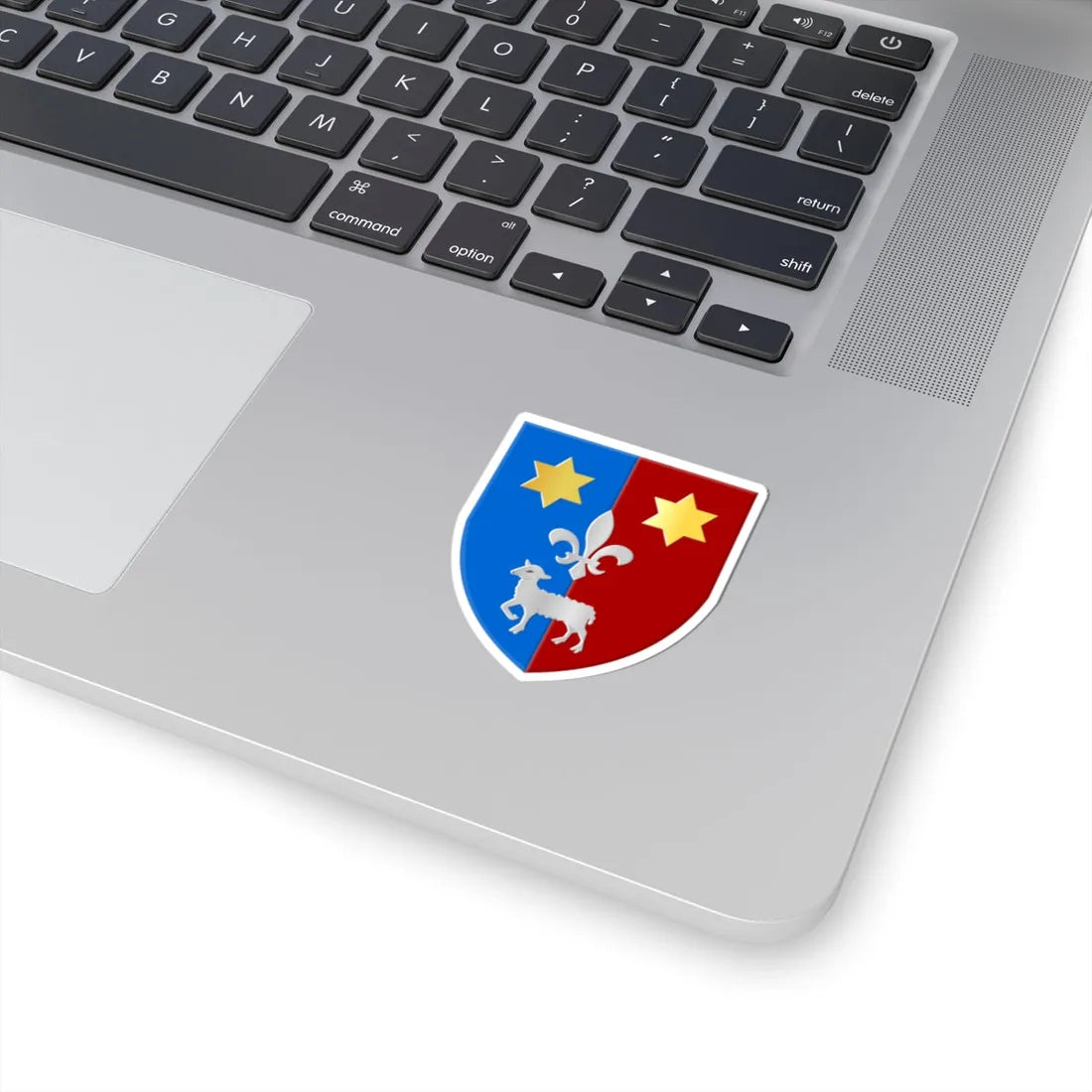 Baard wapen (Netherlands) (Coat of Arms) STICKER Vinyl Kiss-Cut Decal - The Sticker Space