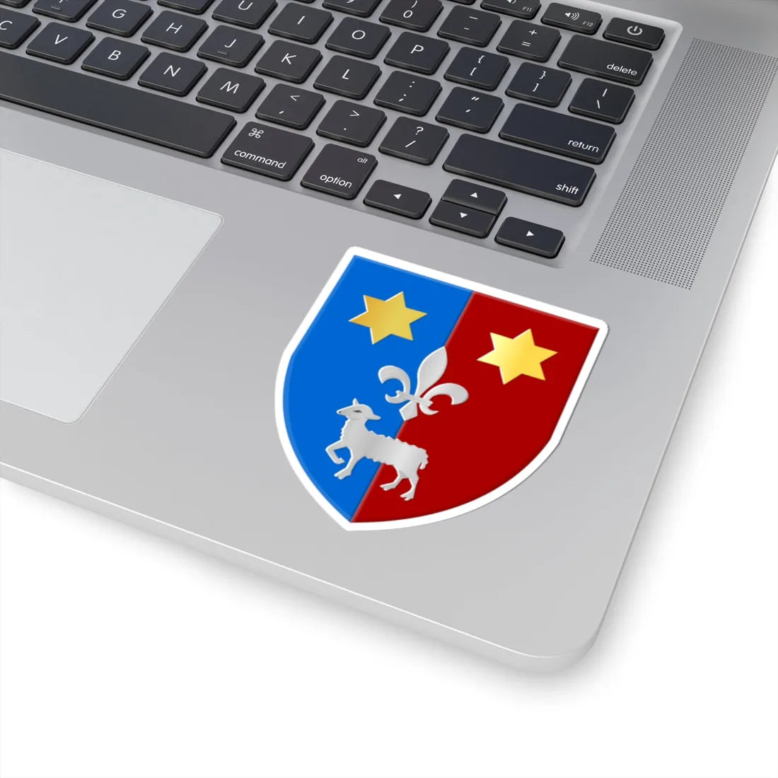 Baard wapen (Netherlands) (Coat of Arms) STICKER Vinyl Kiss-Cut Decal - The Sticker Space
