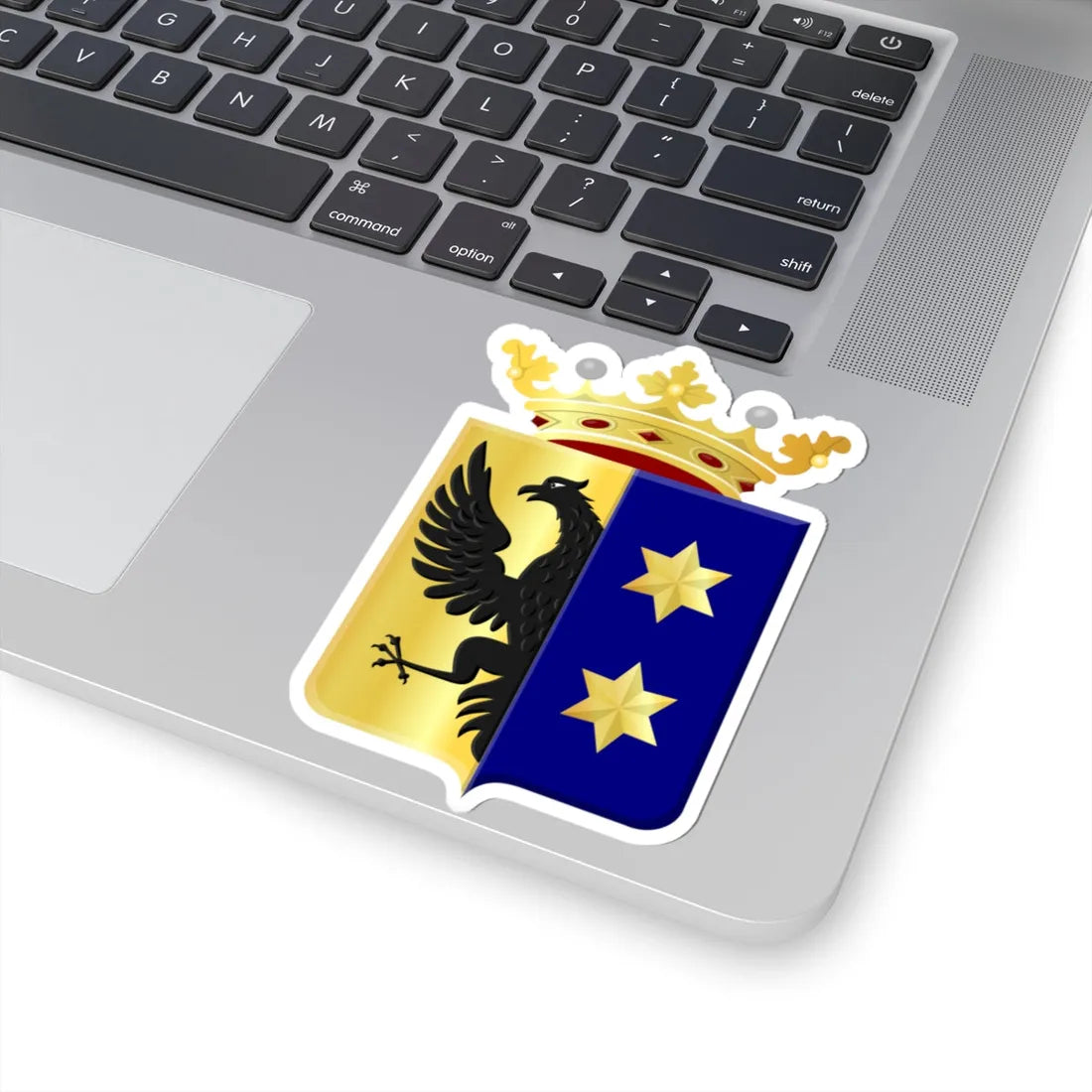Baarderadeel wapen (Netherlands) (Coat of Arms) STICKER Vinyl Kiss-Cut Decal - The Sticker Space