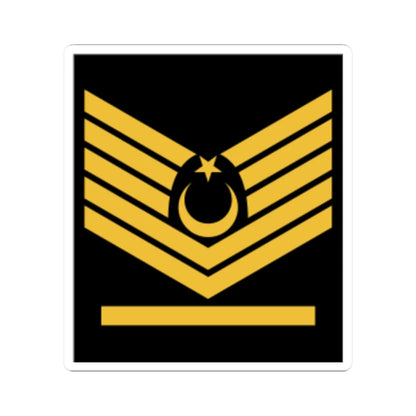 Başçavuş rütbe (Turkey) (Military Rank) STICKER Vinyl Kiss-Cut Decal 2 Inch White - The Sticker Space
