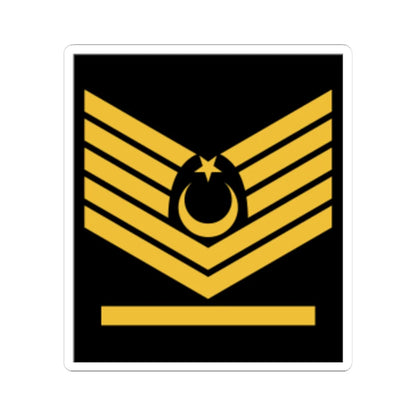 Başçavuş rütbe (Turkey) (Military Rank) STICKER Vinyl Kiss-Cut Decal 3 Inch White - The Sticker Space