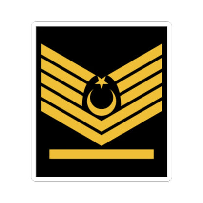 Başçavuş rütbe (Turkey) (Military Rank) STICKER Vinyl Kiss-Cut Decal 6 Inch White - The Sticker Space