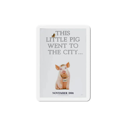 Babe Pig in the City 1998 Movie Poster Refrigerator Magnet 5 Inch - The Sticker Space