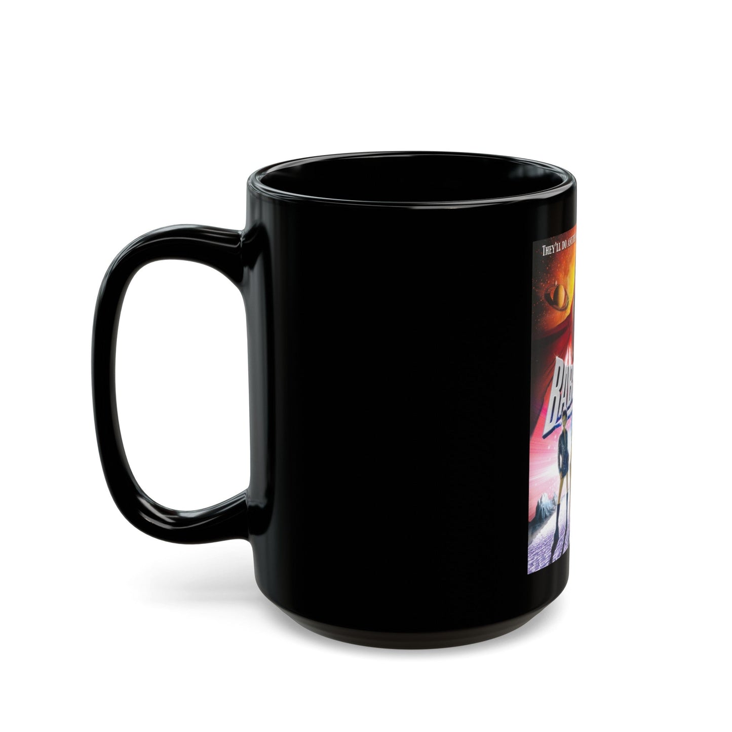 BABERELLAS 2003 Movie Poster - Black Coffee Mug-The Sticker Space