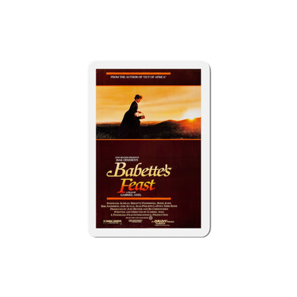 Babette's Feast 1988 Movie Poster Die-Cut Magnet-5" x 5"-The Sticker Space