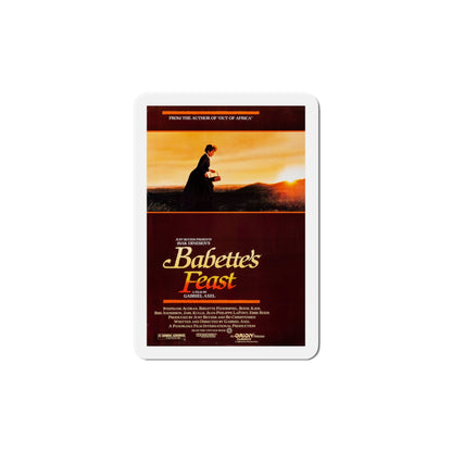 Babette's Feast 1988 Movie Poster Die-Cut Magnet-6 × 6"-The Sticker Space