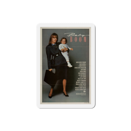 Baby Boom 1987 Movie Poster Die-Cut Magnet-2" x 2"-The Sticker Space