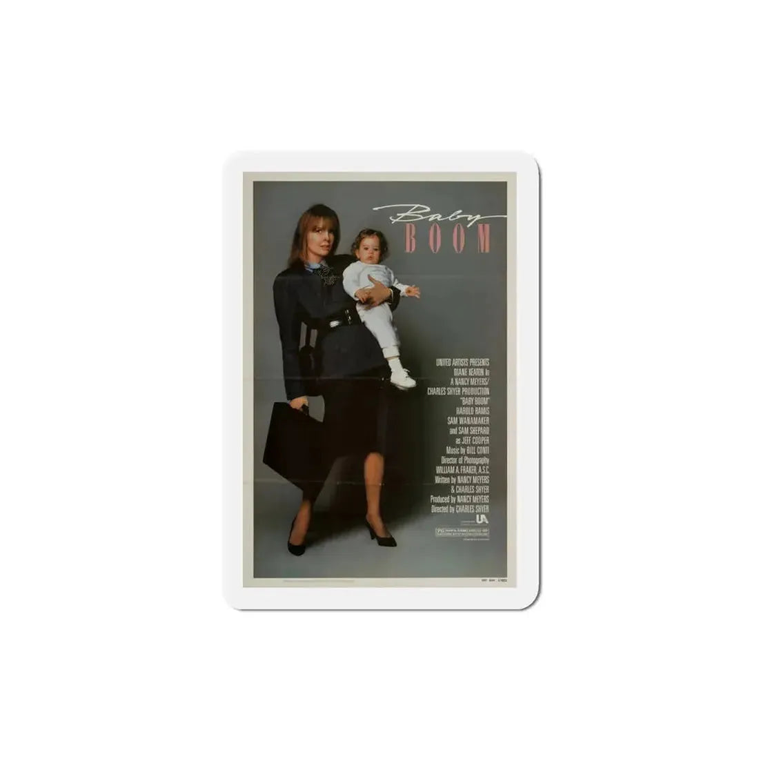 Baby Boom 1987 Movie Poster Refrigerator Magnet 4 Inch - The Sticker Space