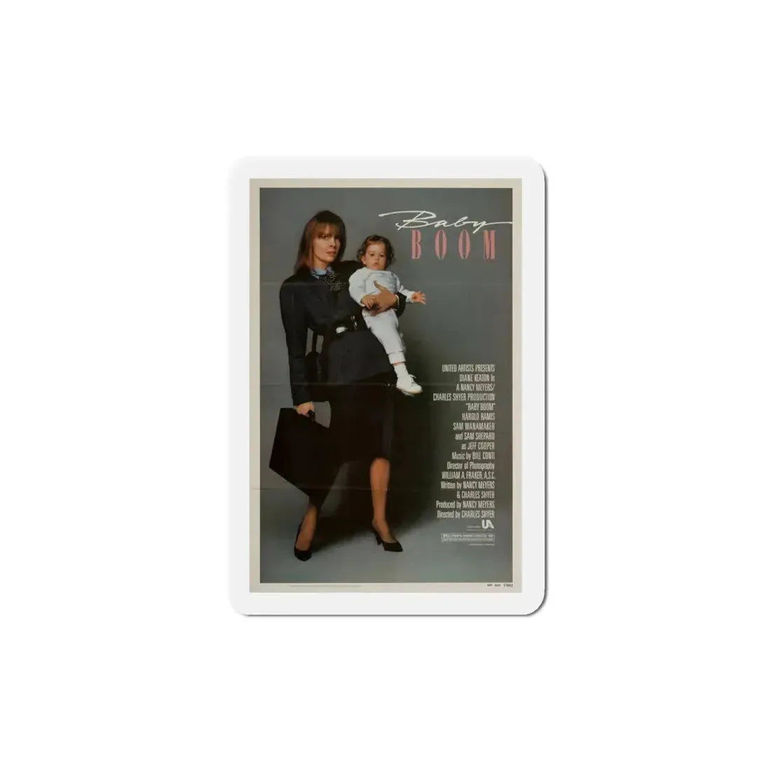 Baby Boom 1987 Movie Poster Refrigerator Magnet 5 Inch - The Sticker Space
