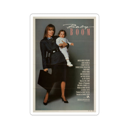 Baby Boom 1987 Movie Poster STICKER Vinyl Die-Cut Decal-2 Inch-The Sticker Space