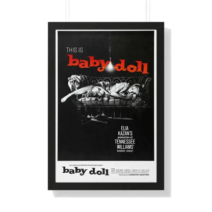 BABY DOLL 1956 - Framed Movie Poster 20" x 30" Black - The Sticker Space