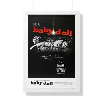 BABY DOLL 1956 - Framed Movie Poster 20" x 30" White - The Sticker Space
