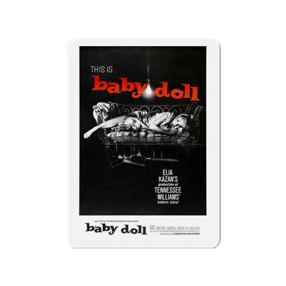 BABY DOLL 1956 Movie Poster - Refrigerator Magnet 2 Inch - The Sticker Space