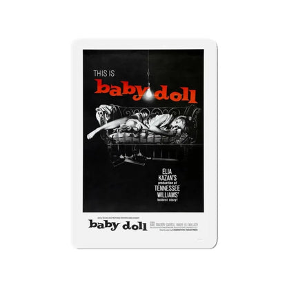 BABY DOLL 1956 Movie Poster - Refrigerator Magnet 3 Inch - The Sticker Space