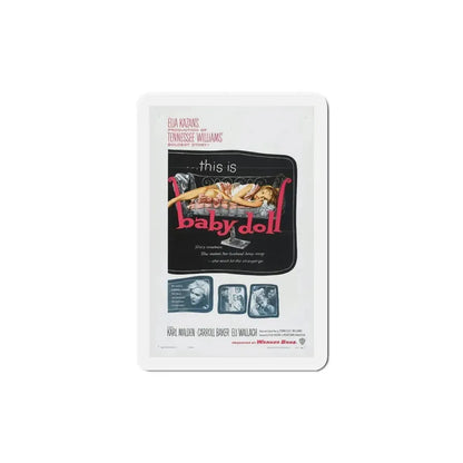 Baby Doll 1956 Movie Poster Refrigerator Magnet 6 Inch - The Sticker Space