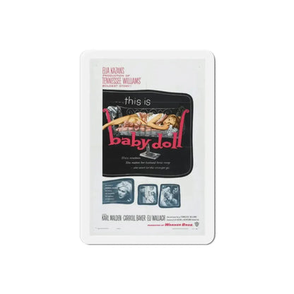 Baby Doll 1956 Movie Poster Refrigerator Magnet - The Sticker Space