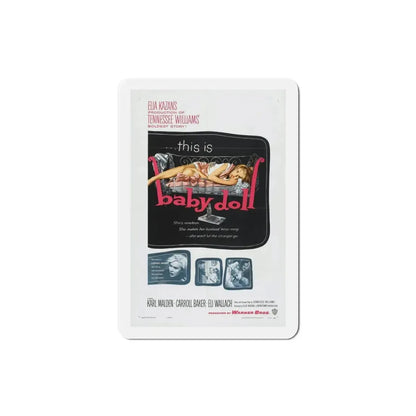 Baby Doll 1956 Movie Poster Refrigerator Magnet - The Sticker Space