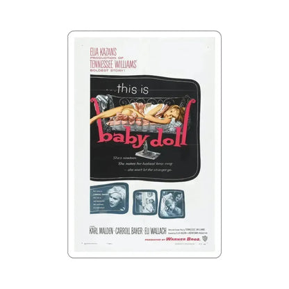 Baby Doll 1956 Movie Poster STICKER Vinyl Die-Cut Decal 3 Inch - The Sticker Space