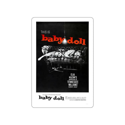 BABY DOLL 1956 Movie Poster STICKER Vinyl Die-Cut Decal 5 Inch - The Sticker Space