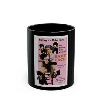 BABY FACE 1978 Movie Poster - Black Coffee Mug-11oz-The Sticker Space