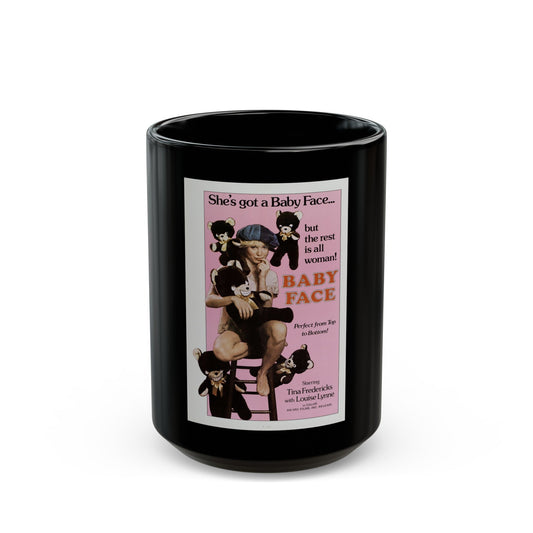 BABY FACE 1978 Movie Poster - Black Coffee Mug-15oz-The Sticker Space