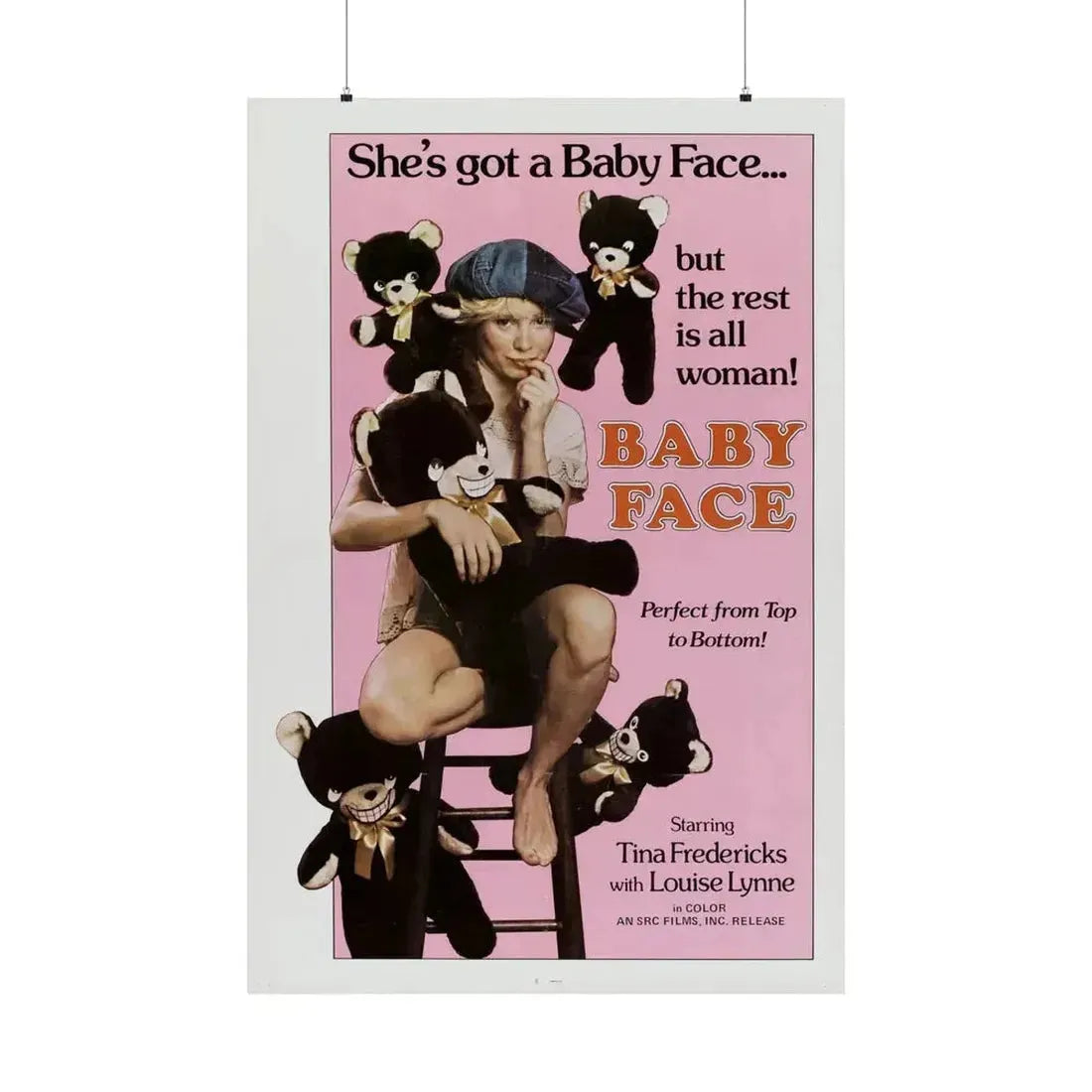 BABY FACE 1978 - Paper Movie Poster 36" x 54" Matte - The Sticker Space