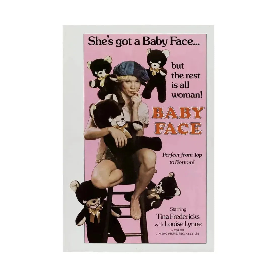 BABY FACE 1978 - Paper Movie Poster - The Sticker Space