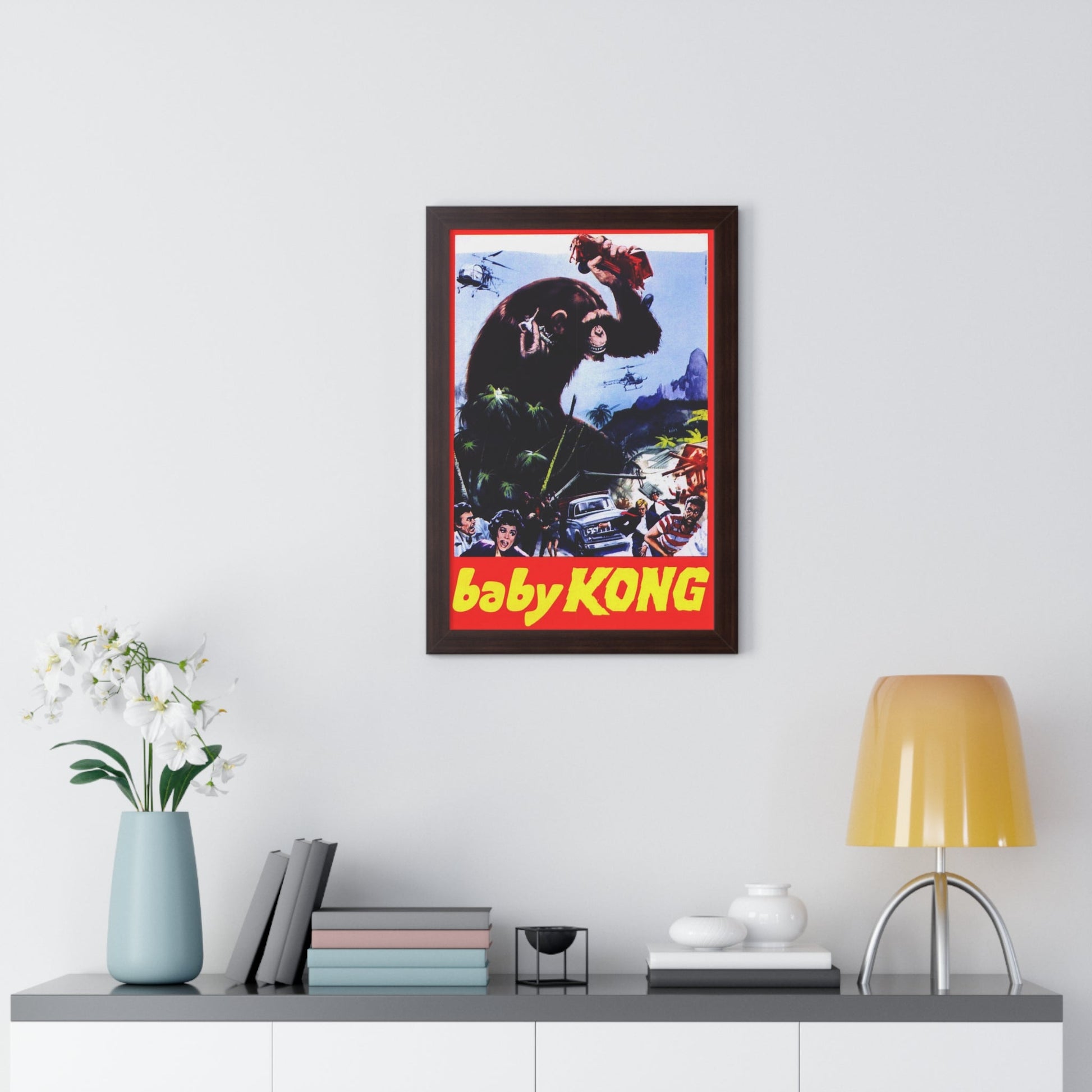 BABY KONG (UNRELEASED) 1976 - Framed Movie Poster-The Sticker Space