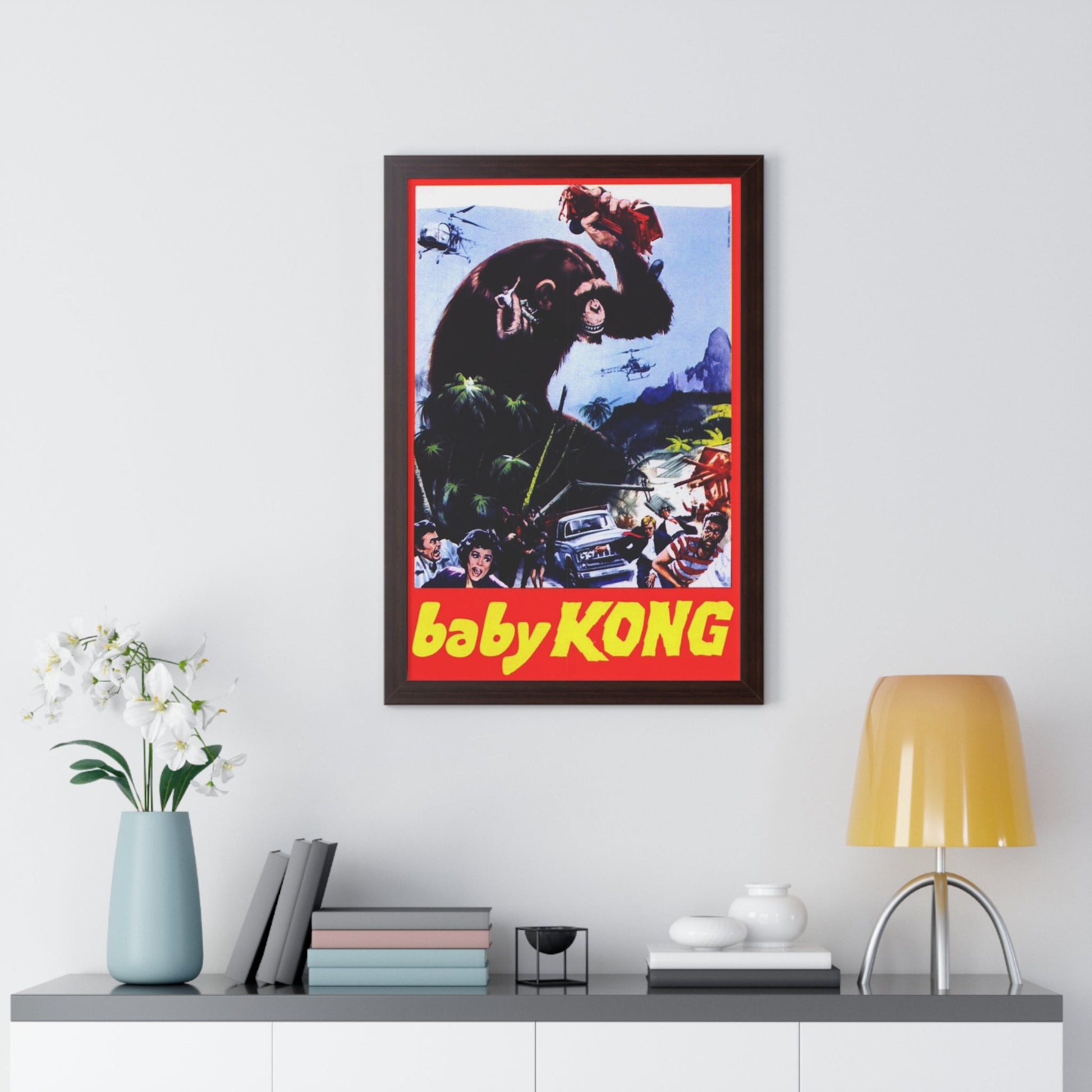 BABY KONG (UNRELEASED) 1976 - Framed Movie Poster-The Sticker Space