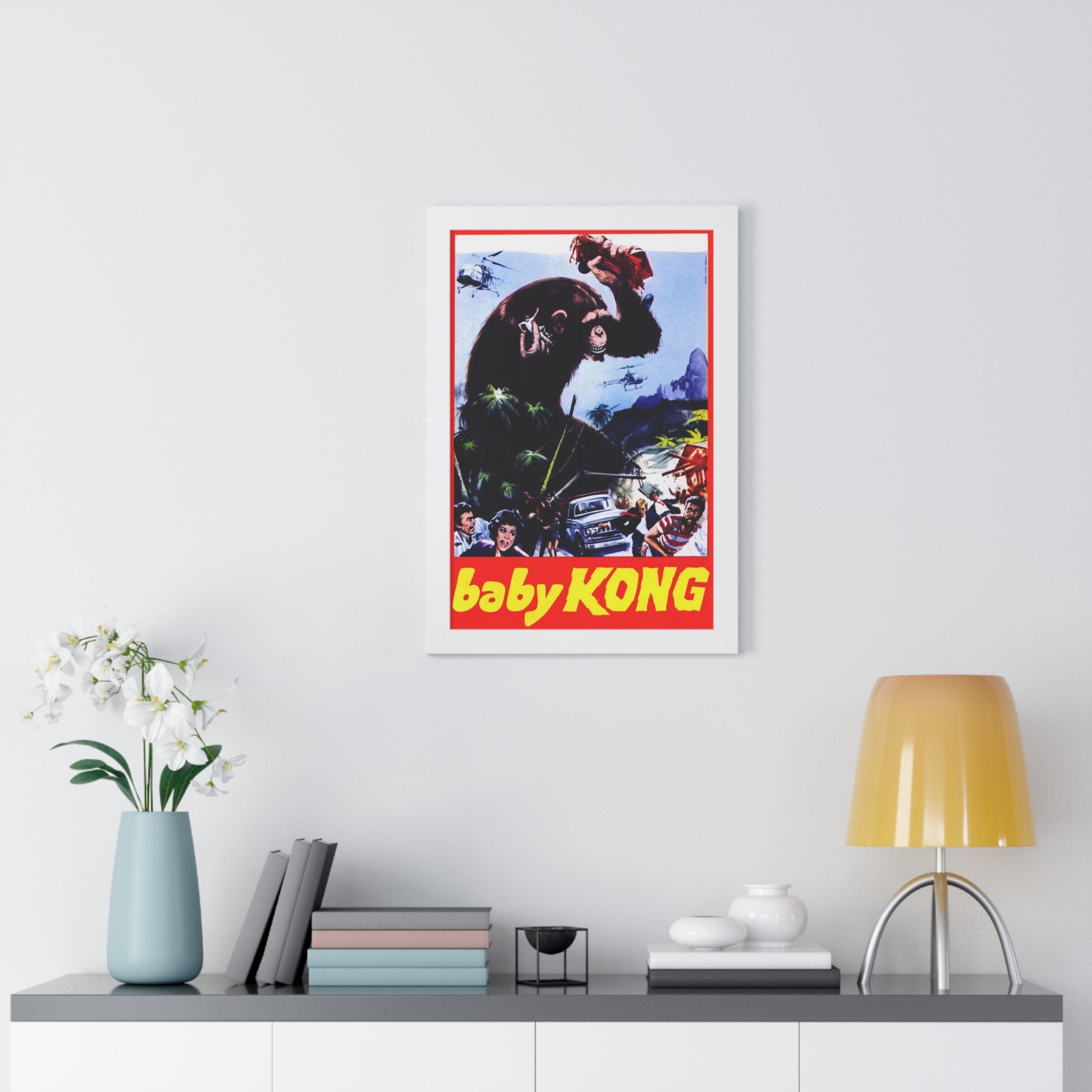 BABY KONG (UNRELEASED) 1976 - Framed Movie Poster-The Sticker Space