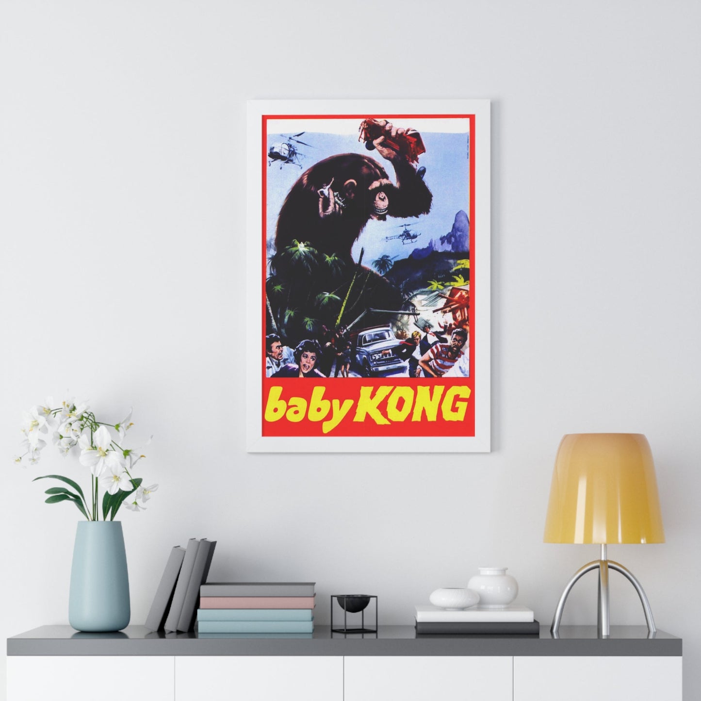 BABY KONG (UNRELEASED) 1976 - Framed Movie Poster-The Sticker Space