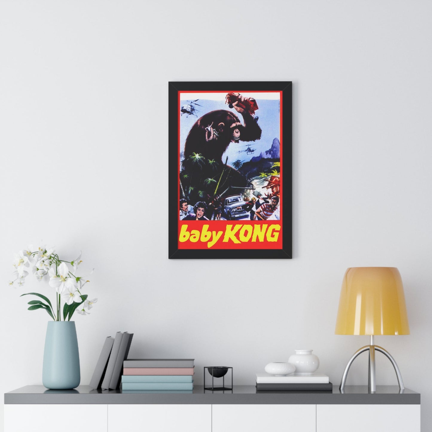 BABY KONG (UNRELEASED) 1976 - Framed Movie Poster-The Sticker Space