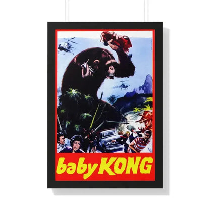 BABY KONG (UNRELEASED) 1976 - Framed Movie Poster - The Sticker Space