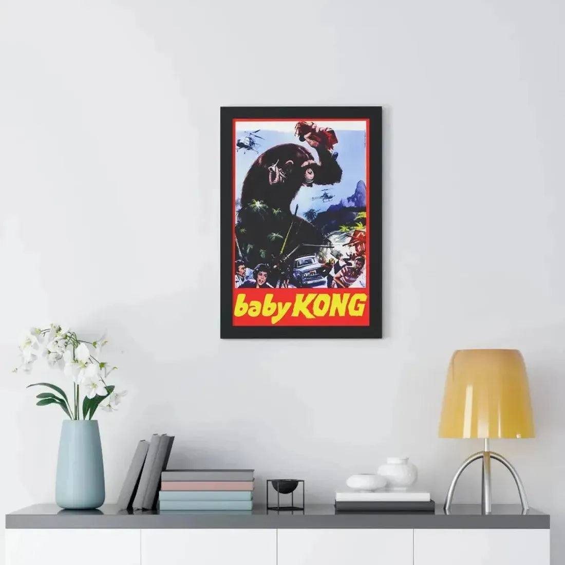 BABY KONG (UNRELEASED) 1976 - Framed Movie Poster - The Sticker Space