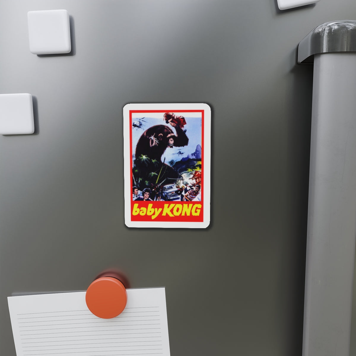 BABY KONG (UNRELEASED) 1976 Movie Poster - Die-Cut Magnet-The Sticker Space